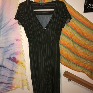 Striped jumpsuit